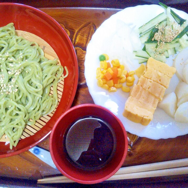 ★生茶蕎麦&彩りおかずランチセット